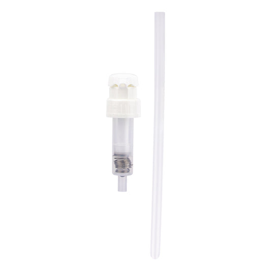 MooGoo 5 Litre Dispenser pump in white background. Replacement for 5L Milk Wash, Milk Shampoo or Cream Conditioner Container
